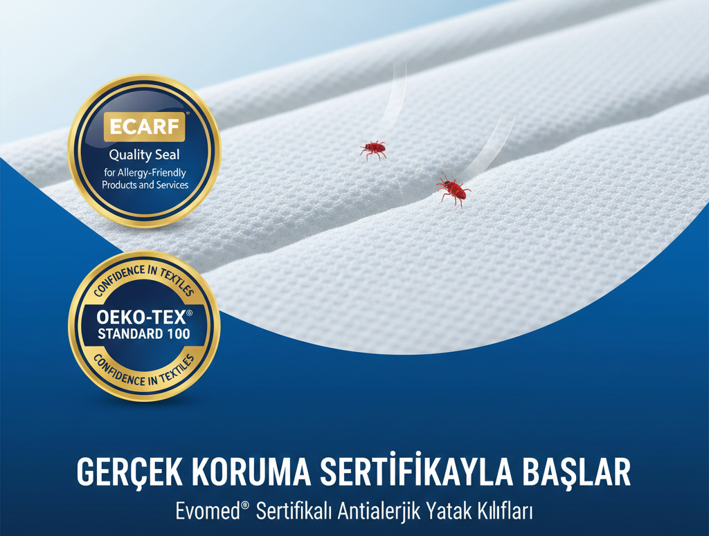 Gerçek Koruma Sertifikayla Başlar: Antialerjik Yatak Kılıfı Seçerken Nelere Dikkat Etmelisiniz?
