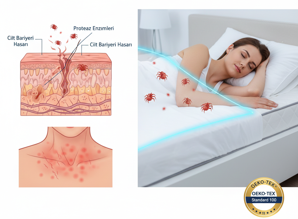 Kaşıntıdan Kurtulun: Alerjik Egzama ve Ev Tozu Akarlarının Gizli Bağlantısı