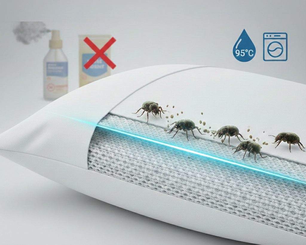 Mite Alerjisi ile Savaşta Kimyasal Olmayan Tek Kesin Yol: Fiziksel Bariyer Metodu