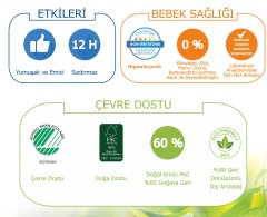 Tidoo Antialerjik-Ekolojik No 4 Alıştırma Külodu junior Single  12-18 Kg  18 Ad